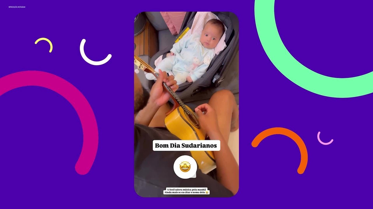 Participante improvisa paródia para filha e encanta com reação divertida