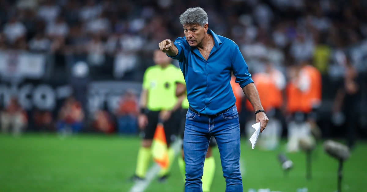 Renato Gaúcho citou o cantor Stevie Wonder ao reclamar da atuação da arbitragem. (Foto: Lucas Uebel/Grêmio)