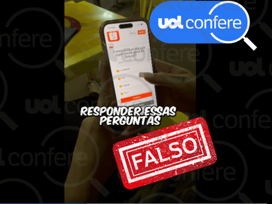 Golpe promete R$ 500 da Shopee para quem responder questionário falso