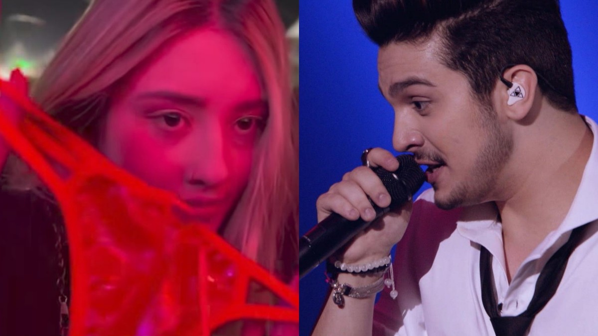 Luan Santana morde calcinha comestível no palco e gera repercussão nas redes sociais