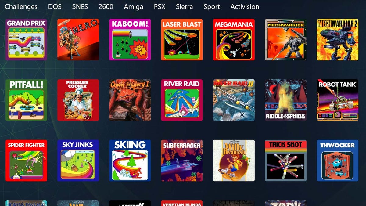 Xbox lança app Retro Classics com mais de 50 jogos clássicos da Activision