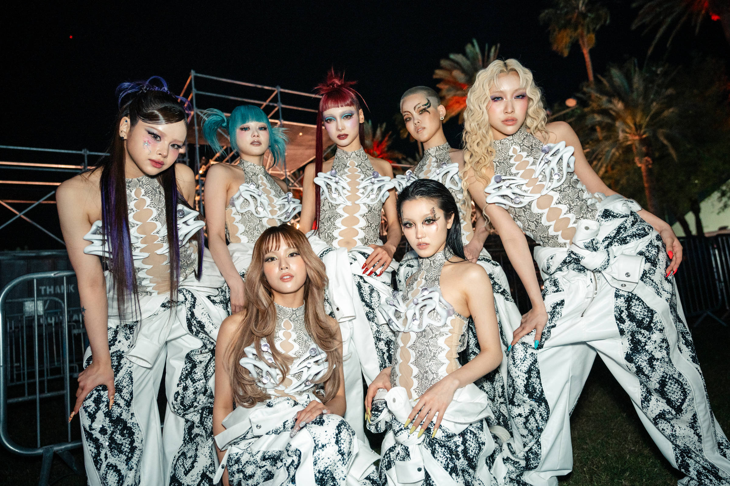 Show do grupo XG no Coachella (Foto: Xgalx/Divulgação)