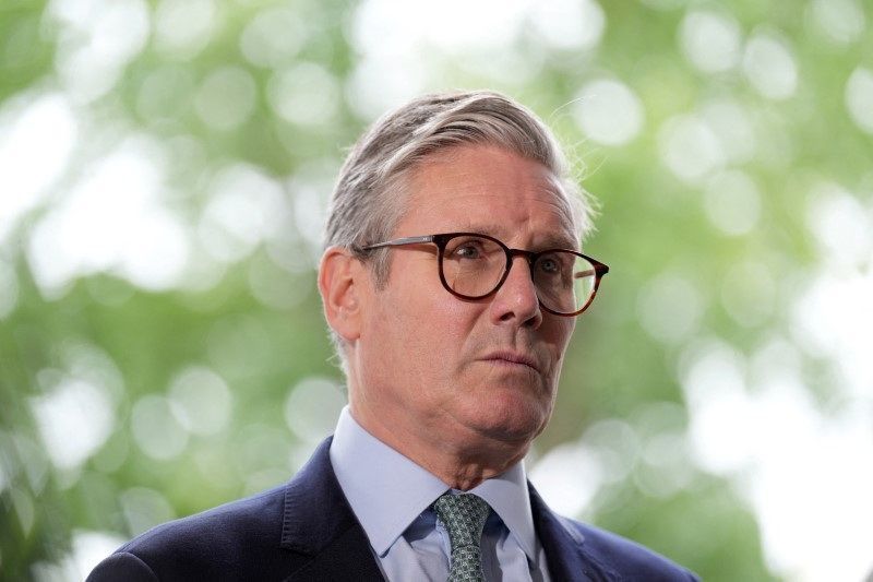 O primeiro-ministro britânico, Keir Starmer (Foto: Joe Giddens/Pool via REUTERS)