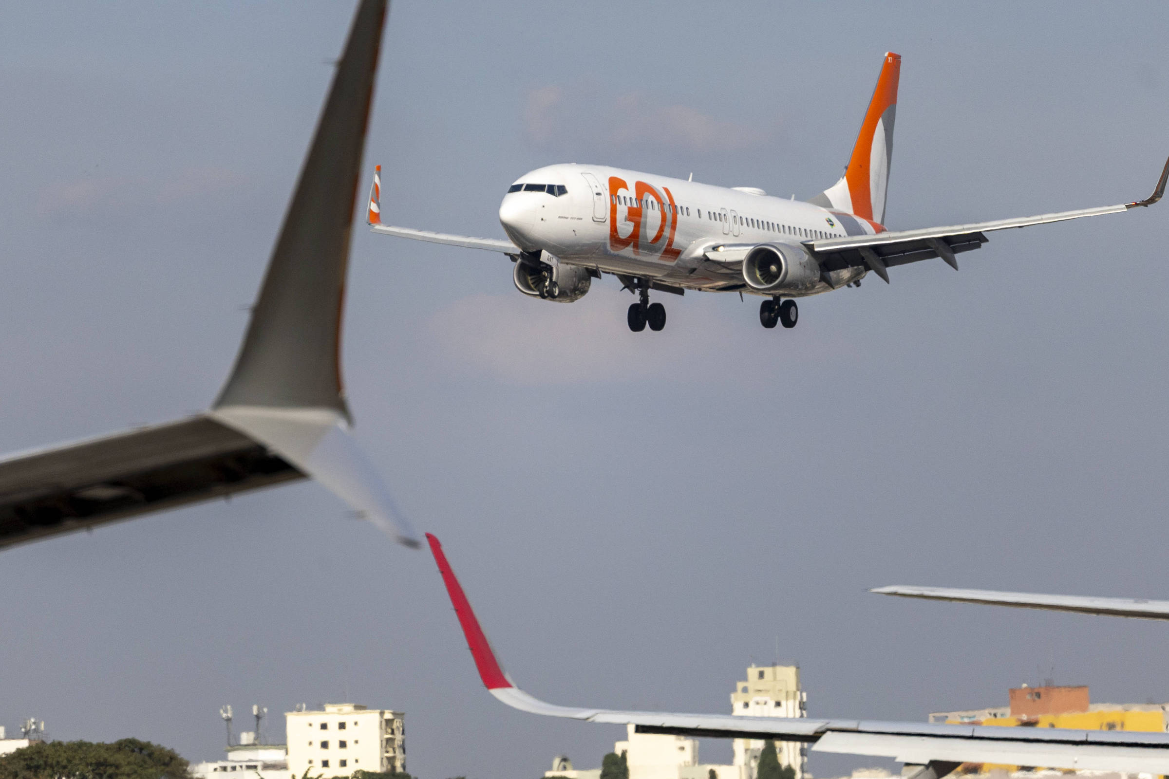 Aviões da Gol no aeroporto de Congonhas, em São Paulo - 9 de maio de 2025 (Foto: Danilo Verpa/Folhapress)