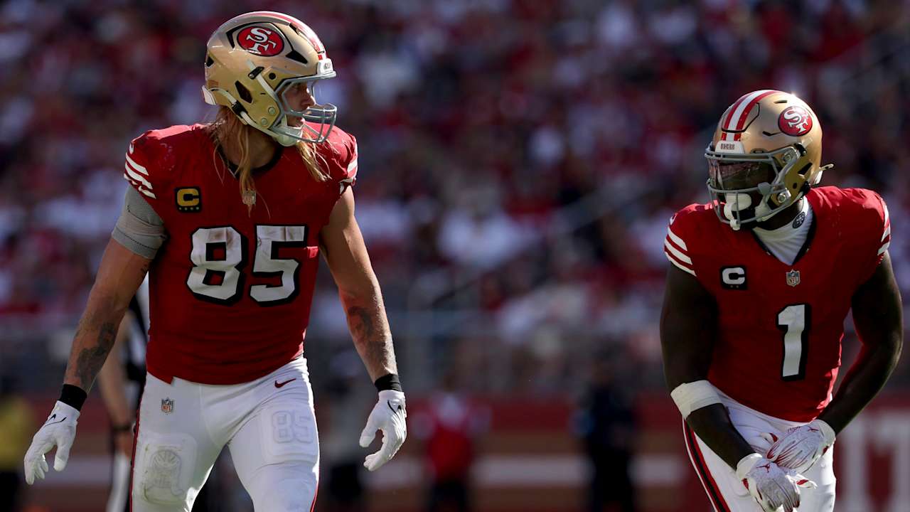 Deebo Samuel celebra nova fase com apoio de George Kittle após saída dos 49ers