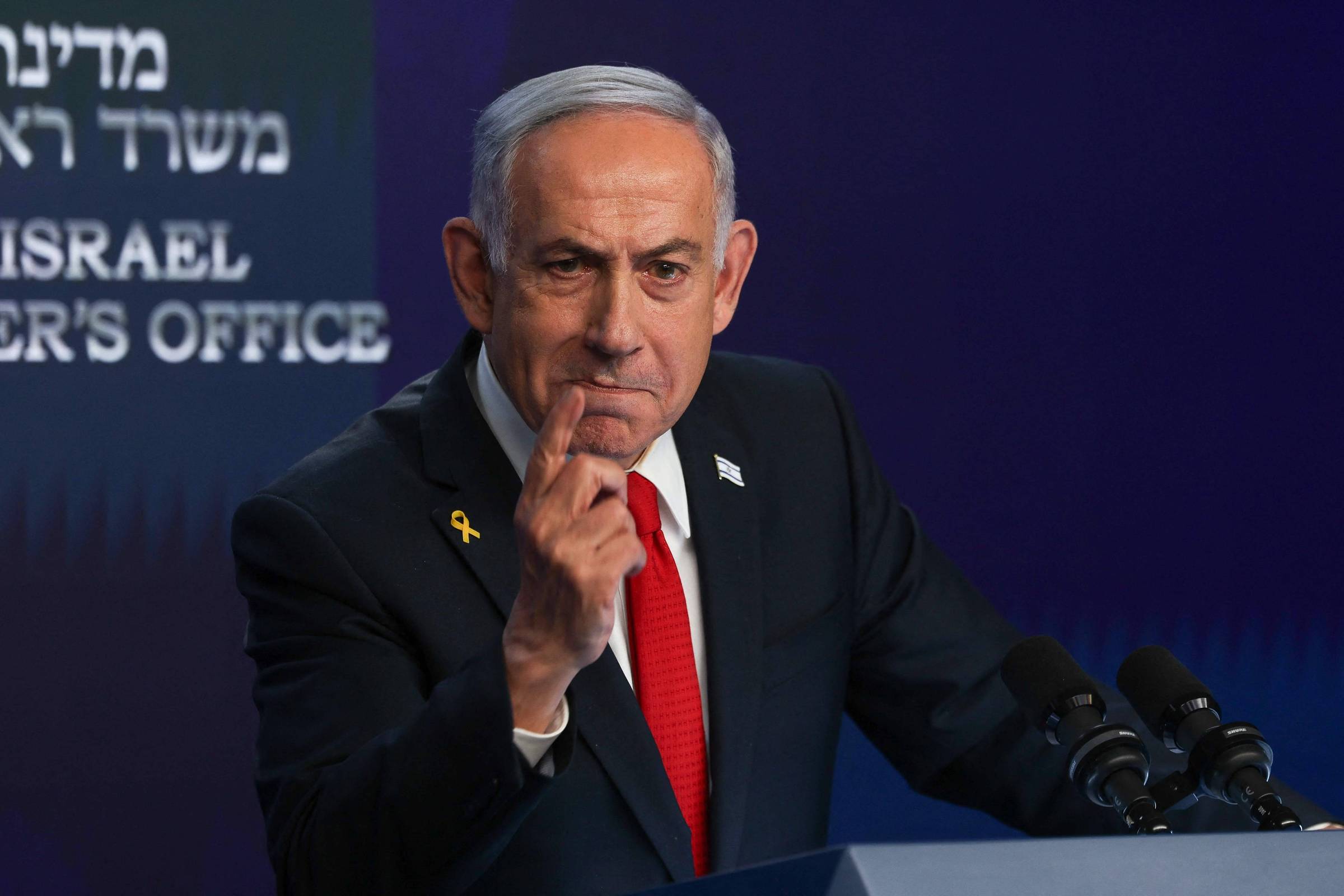 Netanyahu condiciona fim da guerra em Gaza a plano de Trump para realocação de palestinos