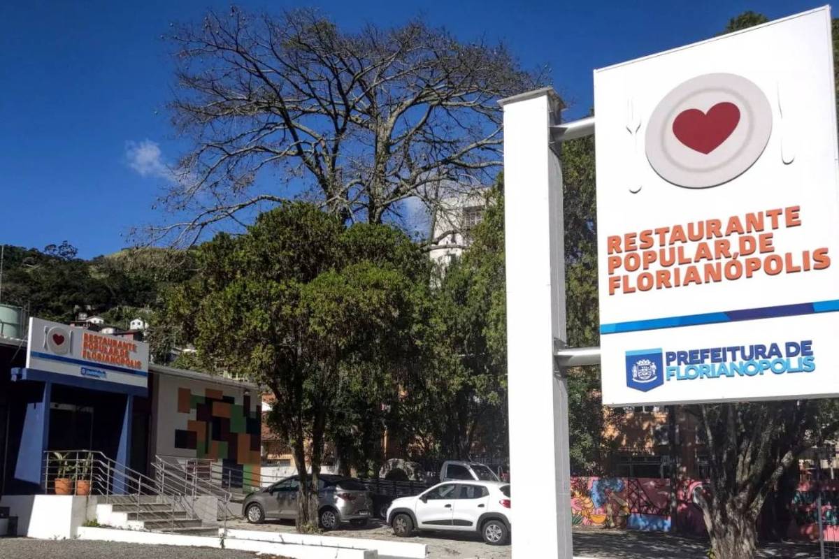 Restaurante Popular em Florianópolis (SC), mantido pela prefeitura, está há mais de dois meses fechado (Foto: Reprodução/DPE-SC)