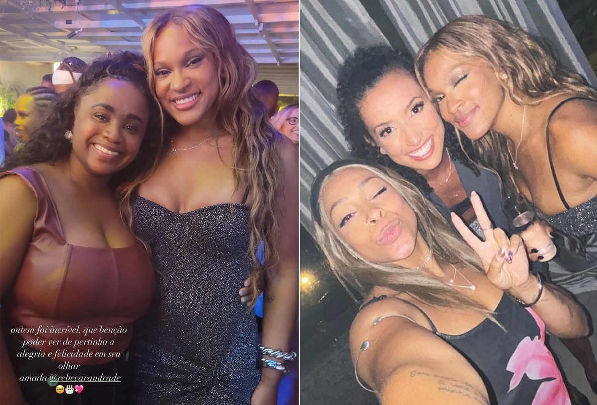 Rebeca Andrade celebra 26 anos com festa e presença de atletas renomados