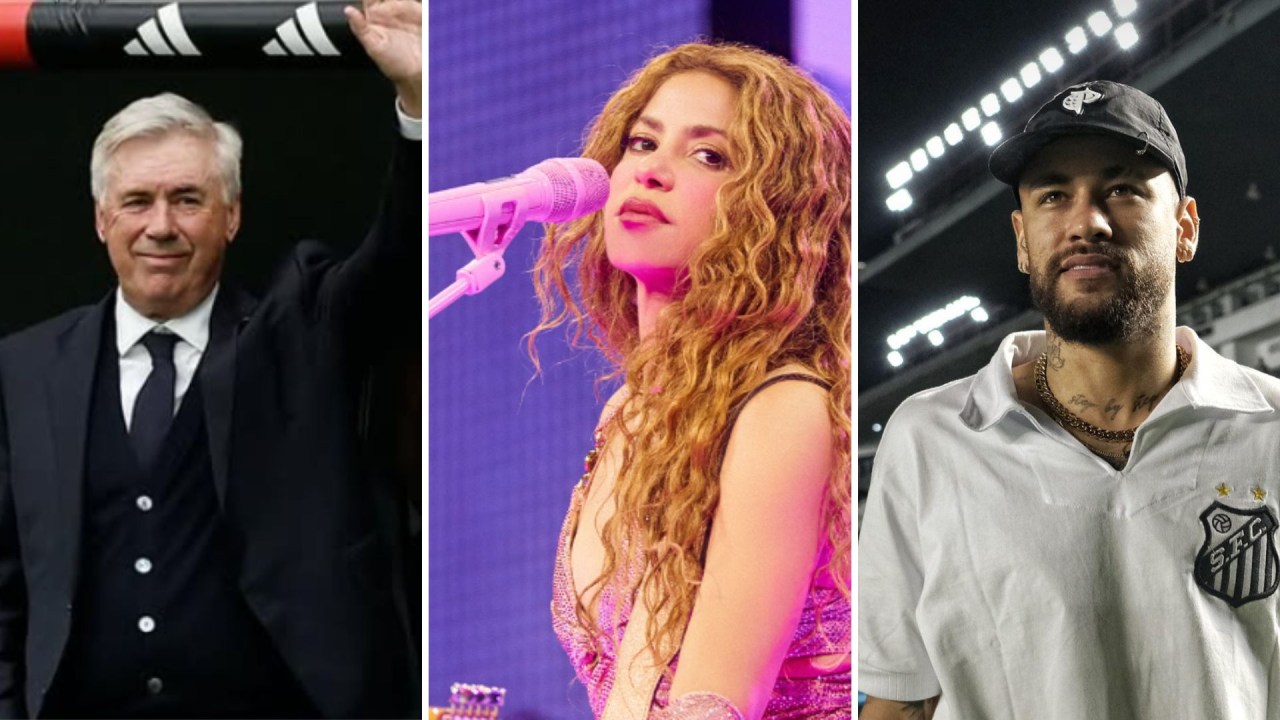 Justiça espanhola investiga Ancelotti, Shakira, Neymar, Messi e CR7 por irregularidades