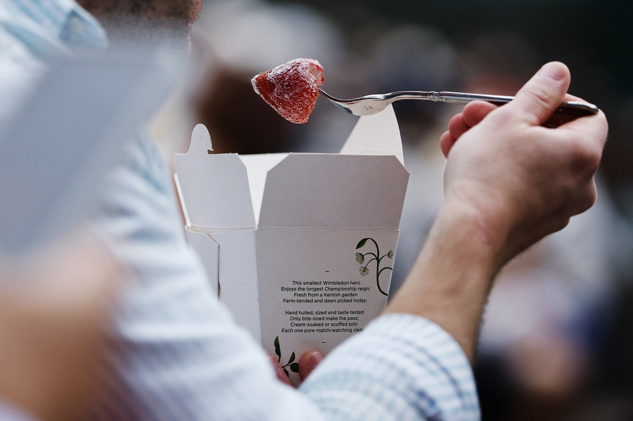 Wimbledon eleva preço dos morangos com creme após 15 anos sem mudanças