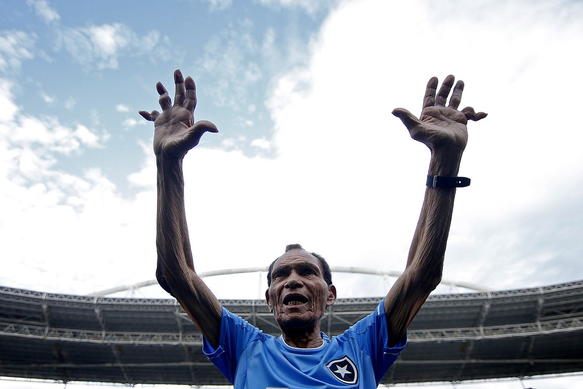 Ex-goleiro Manga, ídolo do Botafogo, morreu aos 87 anos (Foto: Vitor Silva/Botafogo)
