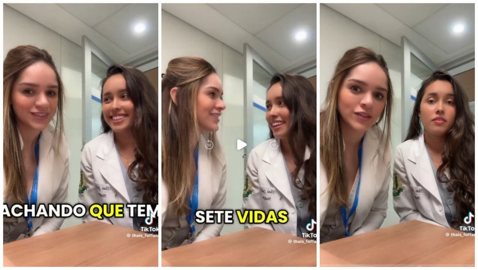 Alunas de medicina são denunciadas por expor caso de jovem transplantada em vídeo e ironizar (Foto: Reprodução/TikTok)