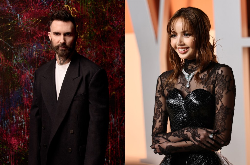 Maroon 5 e LISA do BLACKPINK parecem estar provocando uma colaboração — ou pelo menos é o que os fãs pensam. (Foto: Reprodução)