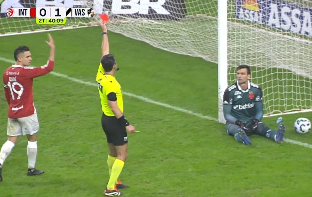 Goleiro Léo Jardim é expulso por 'cera' e exame revela lesão nas costas