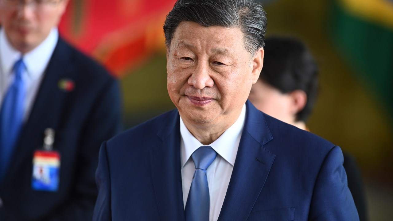 Xi Jinping: o apoio fiscal e monetário dado pelo governo impulsionou resultado (Foto: Ton Molina/Bloomberg/Getty Images)