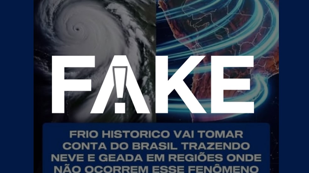 Climatempo desmente boato sobre onda de frio recorde no Brasil