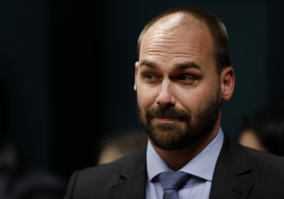 Eduardo Bolsonaro compara fim de tarifaço de Trump a 'anistia ampla e irrestrita'
