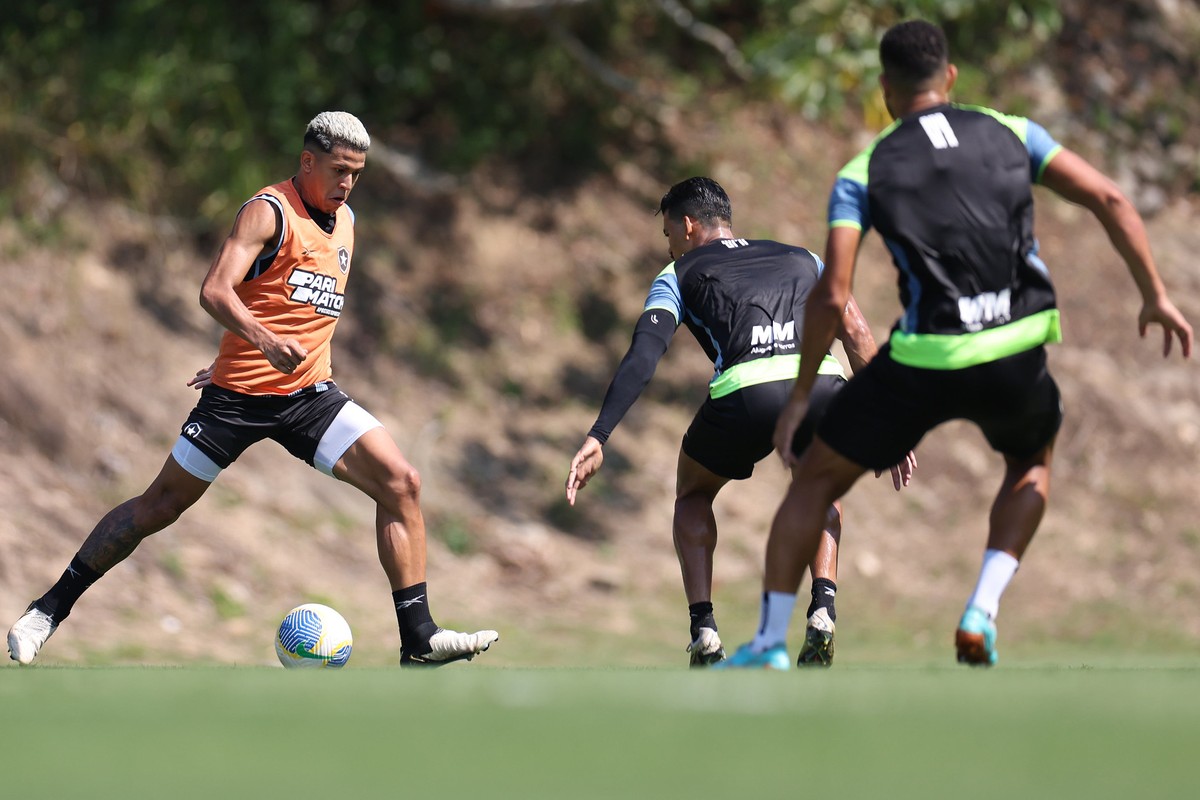 Matheus Martins se recupera de lesão e deve voltar a jogar pelo Botafogo em breve