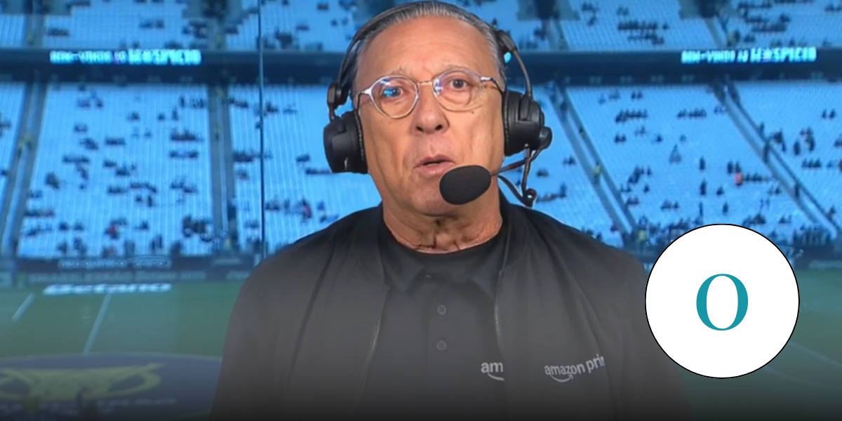 Nota 0: o desempenho de Galvão Bueno em jogos do Prime Video (Foto: Reprodução)