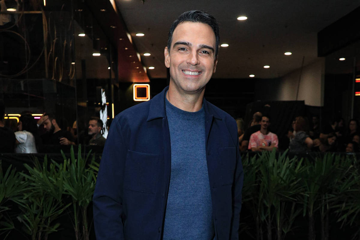 O apresentador Tadeu Schmidt (Foto: Globo/ Leo Rosario)
