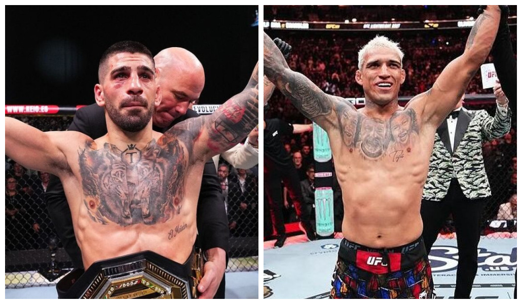 Charles do Bronx vai enfrentar Ilia Topuria no UFC 317. (Foto: Montagem/SUPER LUTAS)