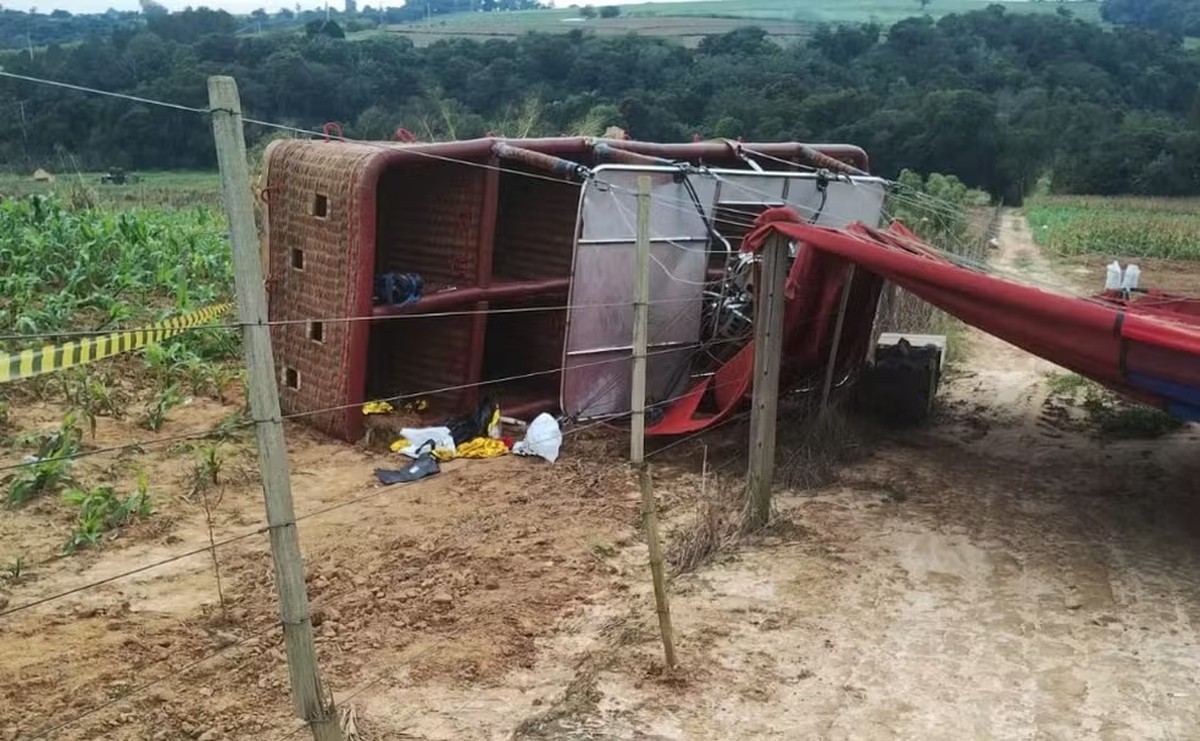 Queda de balão em Capela do Alto deixa um morto e dez feridos na zona rural