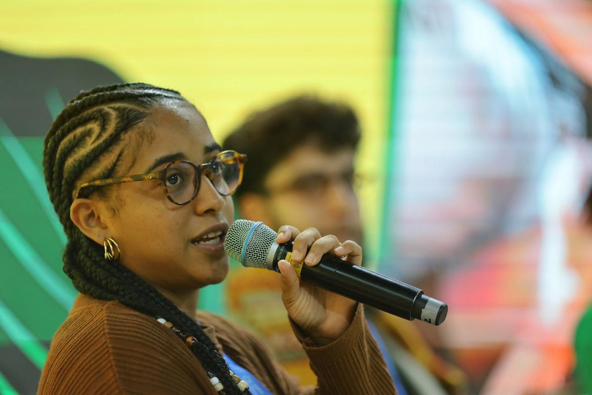 A produtora cultural e ativista climática Marcele Oliveira — Foto: Arquivo pessoal