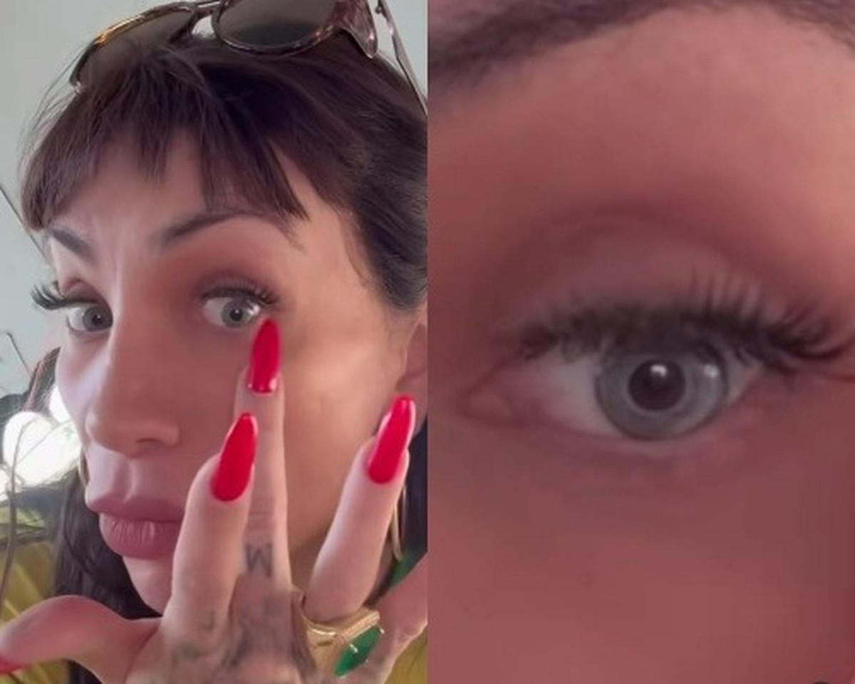 Influenciadora Maya Massafera alerta sobre riscos de mudar a cor dos olhos