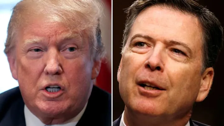 Investigação apura suposta incitação à violência de James Comey contra Trump
