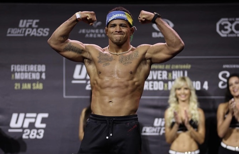 Gilbert Durinho em pesagem no UFC (Foto: Reprodução/Instagram @gilbert_burns)