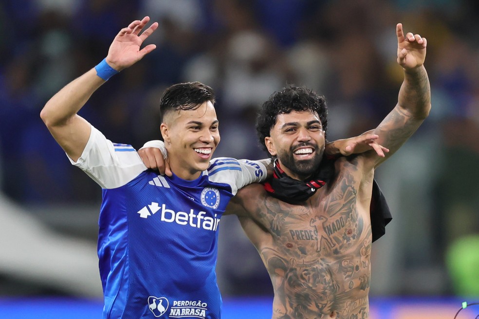 Kaio Jorge, Gabigol; Cruzeiro x Flamengo (Foto: Gilson Lobo/AGIF)