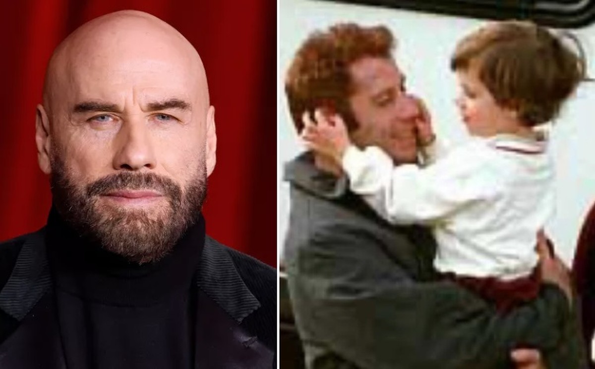 John Travolta e o filho Jett (Foto: Reprodução Instagram)