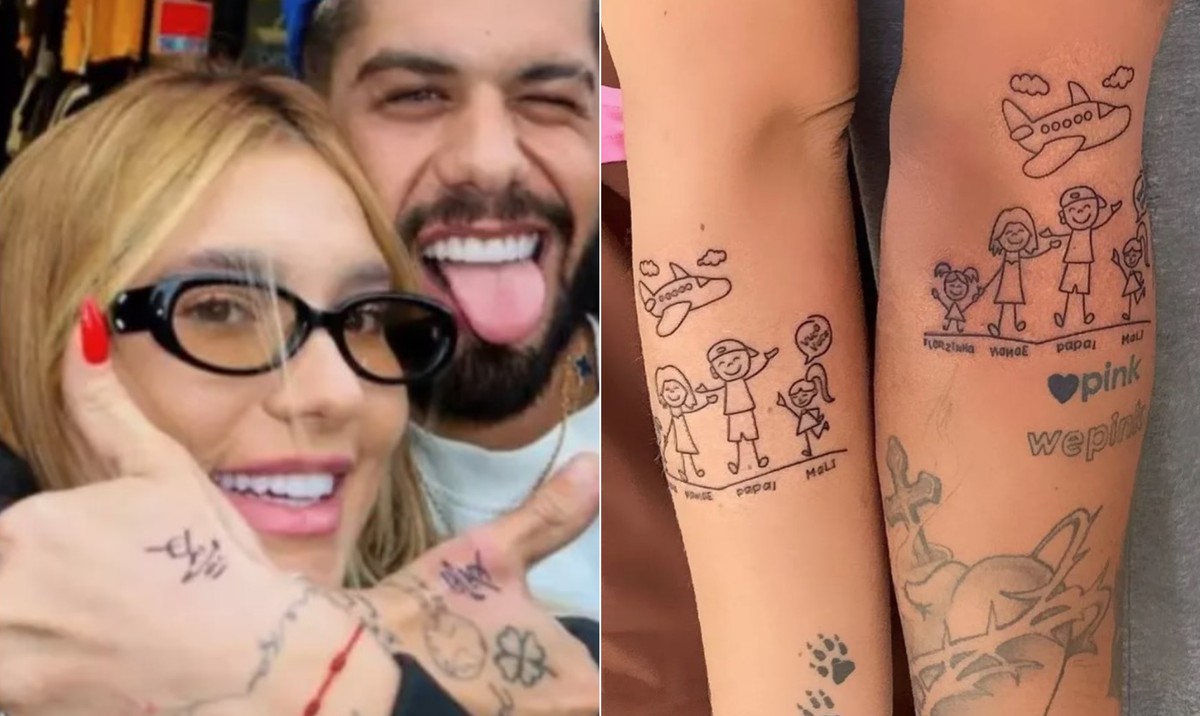 Zé Felipe revela planos de novas tatuagens em homenagem a Virginia e ex-sogra
