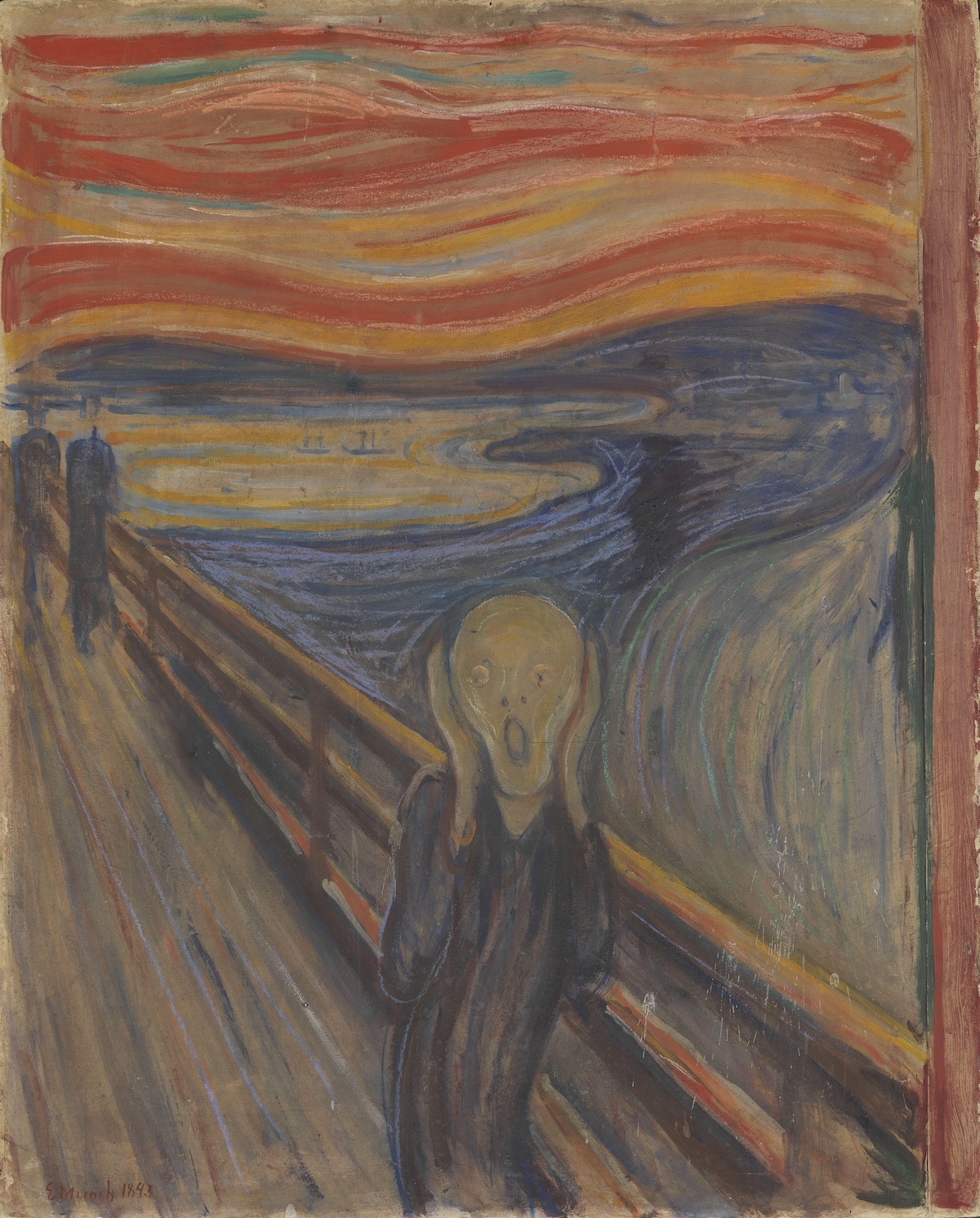 A obra 'O Grito' de Edvard Munch é considerada a primeira pintura moderna