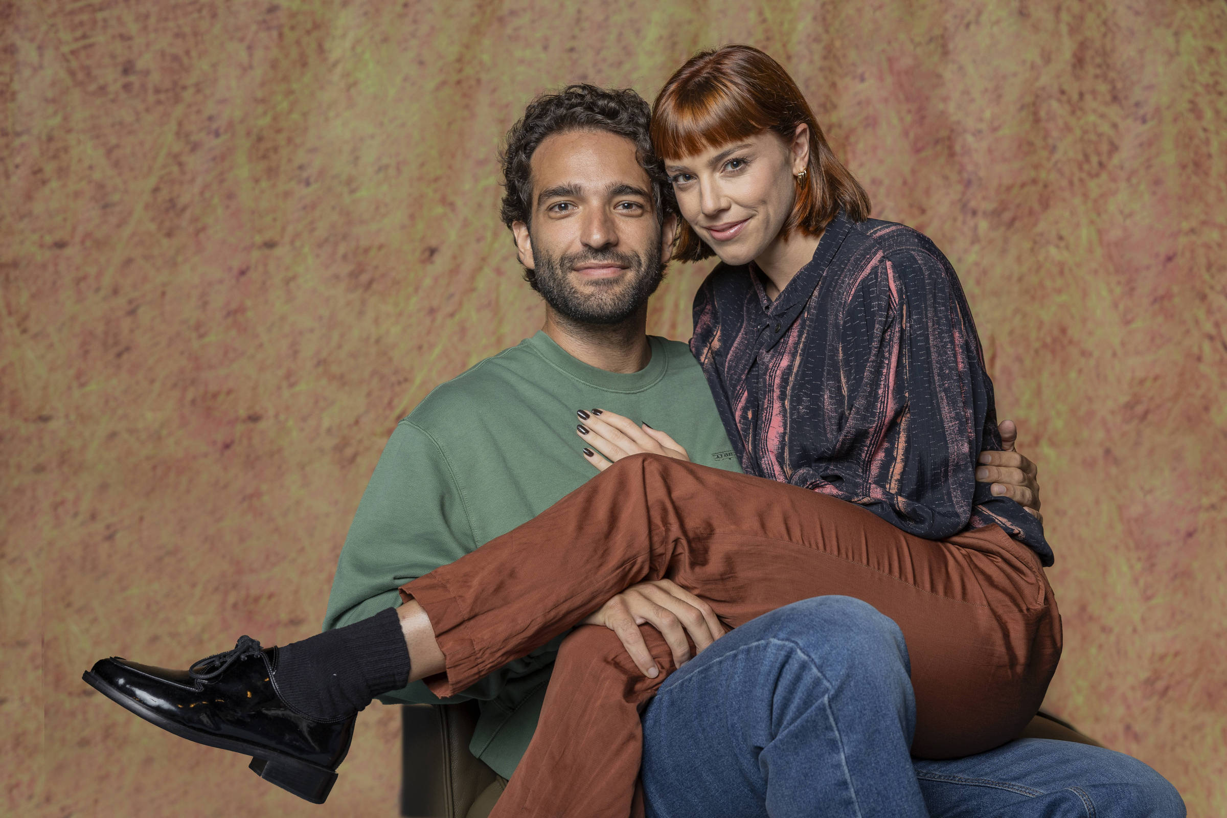 Humberto Carrão e Alice Wegmann como Solange Duprat e Afonso Roitman no remake de 'Vale Tudo' (Foto: João Cotta/Globo)