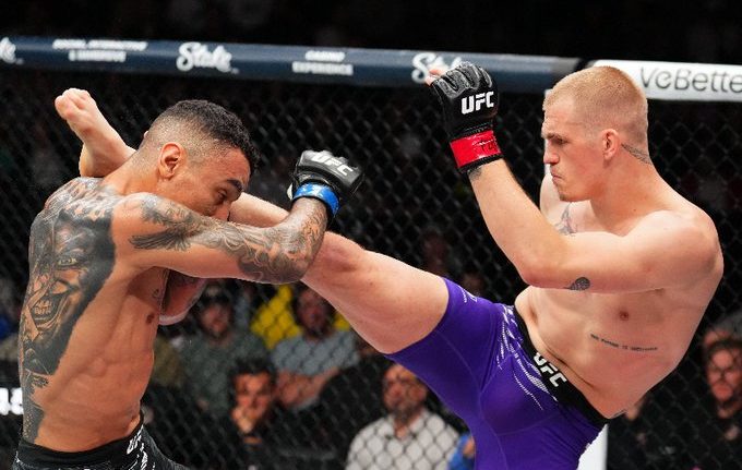 Ian Garry venceu Carlos Prates no UFC Kansas City. (Foto: Reprodução/UFC)