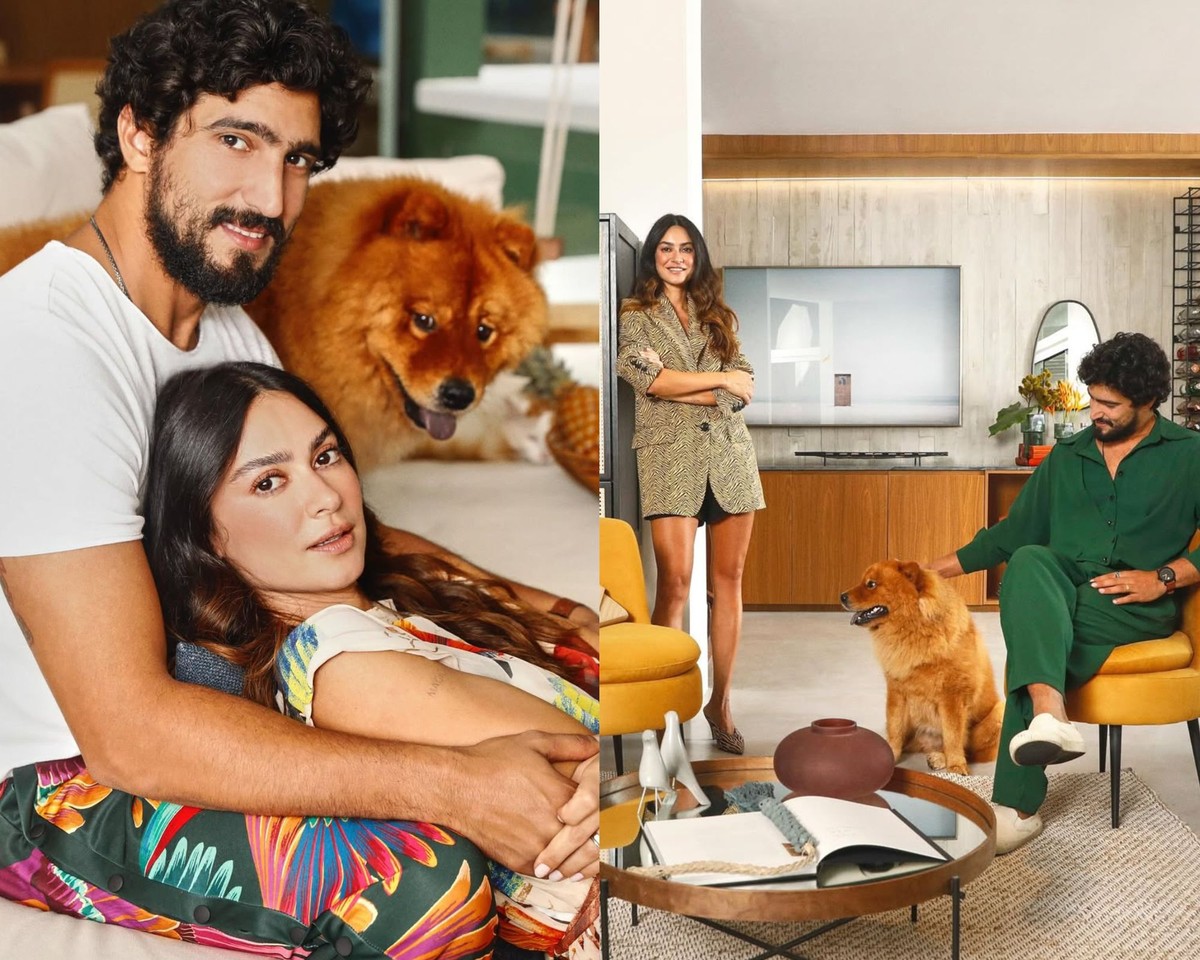 Thaila Ayala e Renato Góes revelam detalhes da decoração de sua mansão