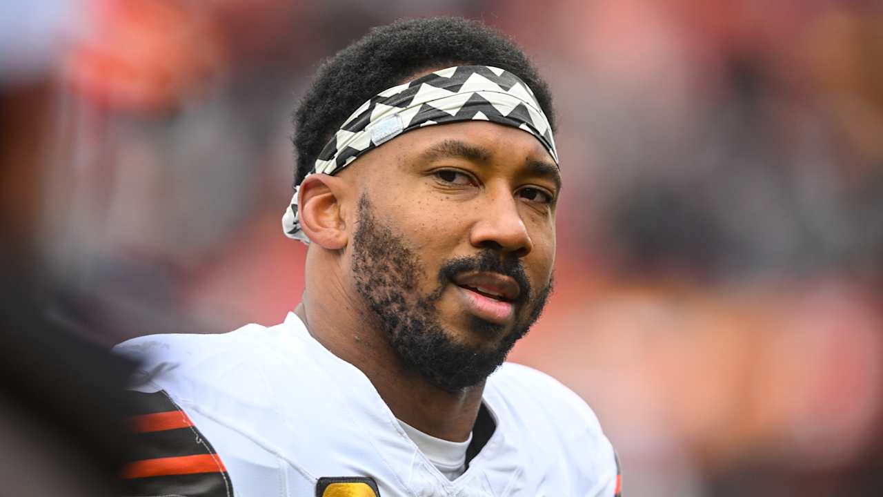 Myles Garrett mantém foco e almeja conquistar o Super Bowl nesta temporada