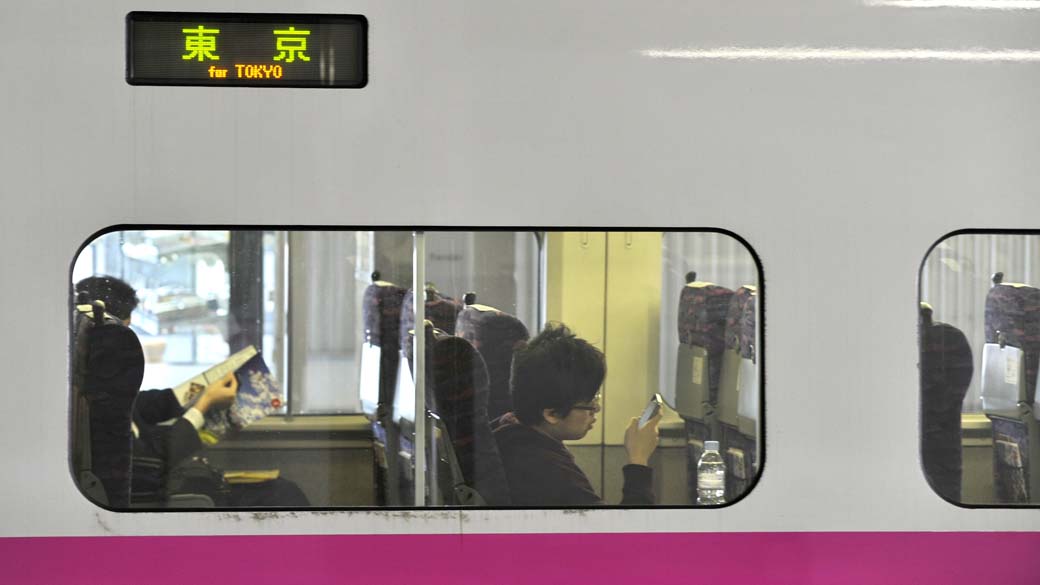 Estação foi construída numa cidade litorânea que faz parte de Arida, zona rural do Japão de 25 mil habitantes (Foto: Kazuhiro Nogi/AFP/VEJA)
