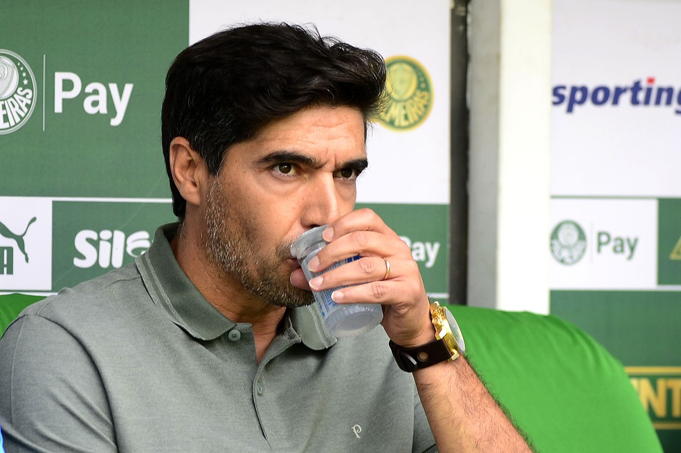 Abel Ferreira, técnico do Palmeiras, contra o Botafogo (Foto: Marcos Ribolli)