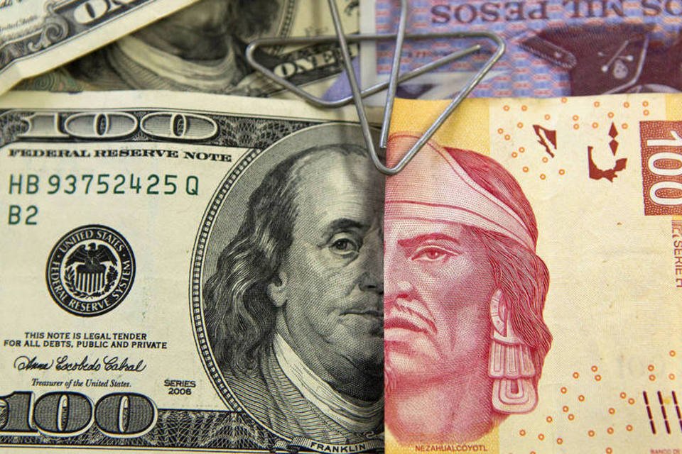 Peso mexicano se valoriza 11% e se destaca entre moedas emergentes apesar de tarifas