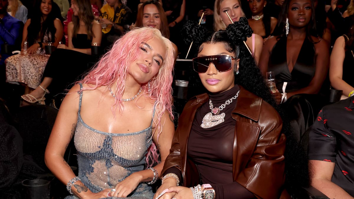 Karol G e Nicki Minaj revolucionaram a cena musical com 'Tusa', canção que nunca interpretaram juntas ao vivo. (Foto: Christopher Polk)