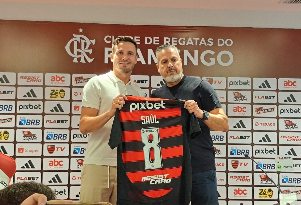 Saúl se apresenta no Flamengo e revela ansiedade para adaptação ao Brasil