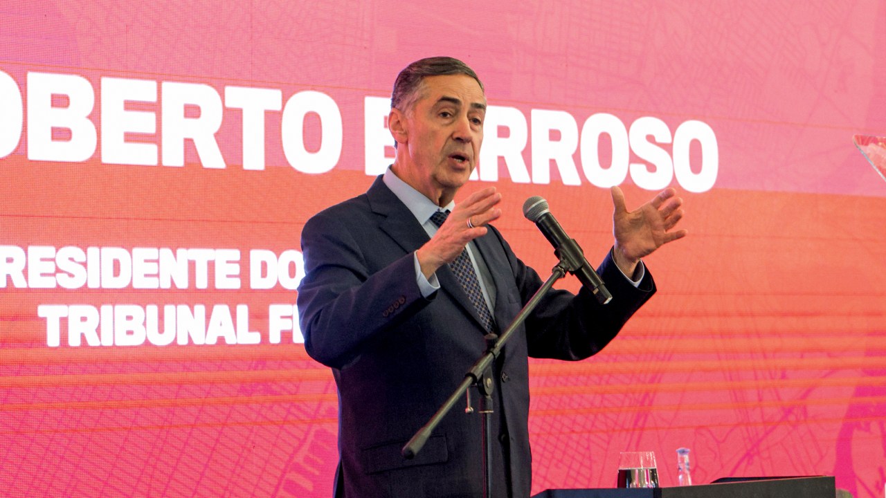 Barroso: para o presidente do Supremo, instituições estáveis contribuem para o desenvolvimento do país (Foto: Ricardo de Mattos/VEJA)