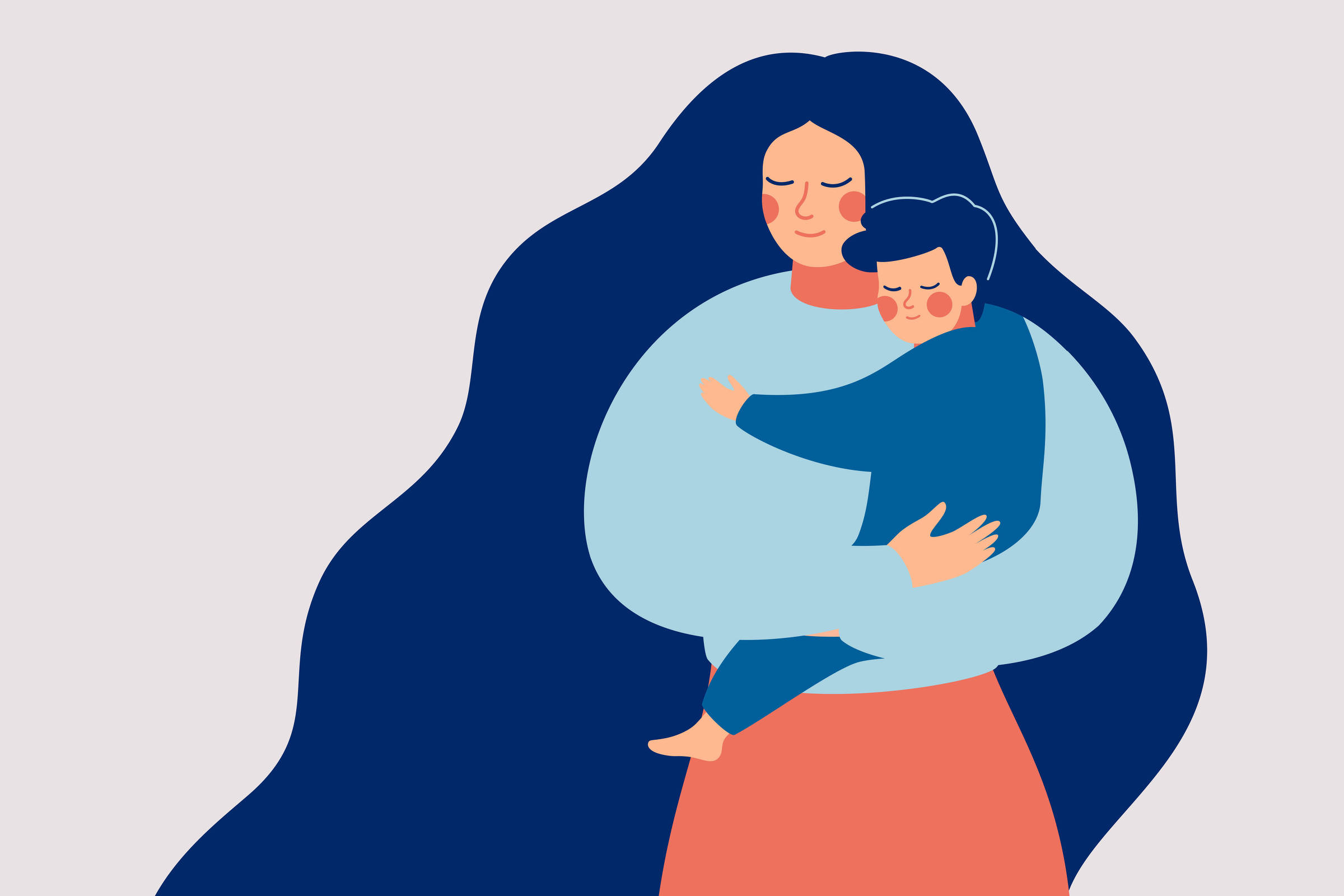 Por trás da fachada de leveza que entregamos aos nossos filhos, está uma mãe que se vê sozinha (Foto: Mary Long/Adobe Stock)
