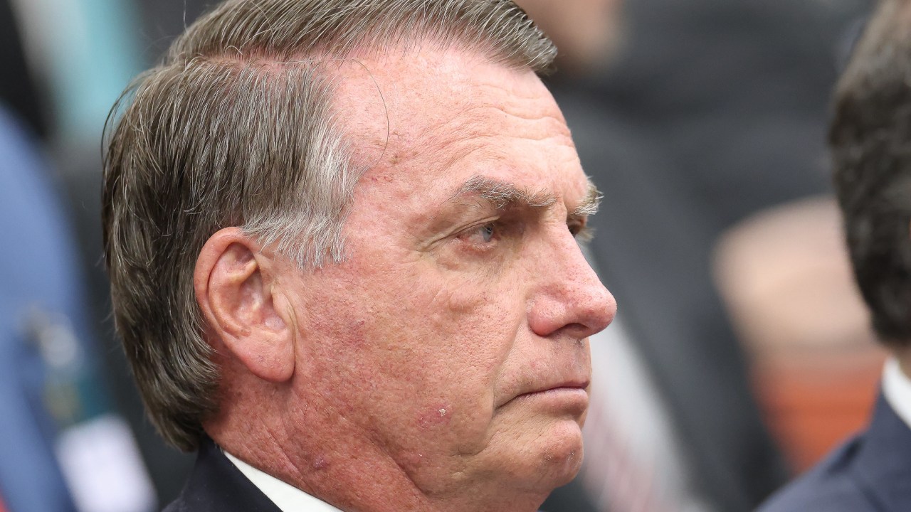 O ex-presidente no julgamento sobre tentativa de golpe no STF (Foto: Antonio Augusto/STF)