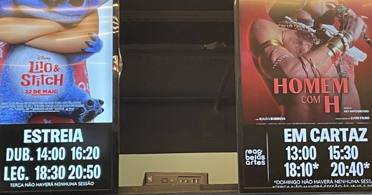 Lilo & Stitch e Homem com H nos cinemas de São Paulo, entre as películas mais vistas em Brasil nos últimos dias. (Foto: Sérgio Ripardo/Bloomberg Línea)