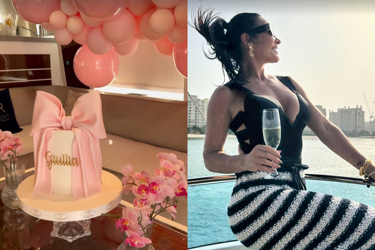 Scheila Carvalho realiza festa surpresa para filha em iate de luxo em Dubai