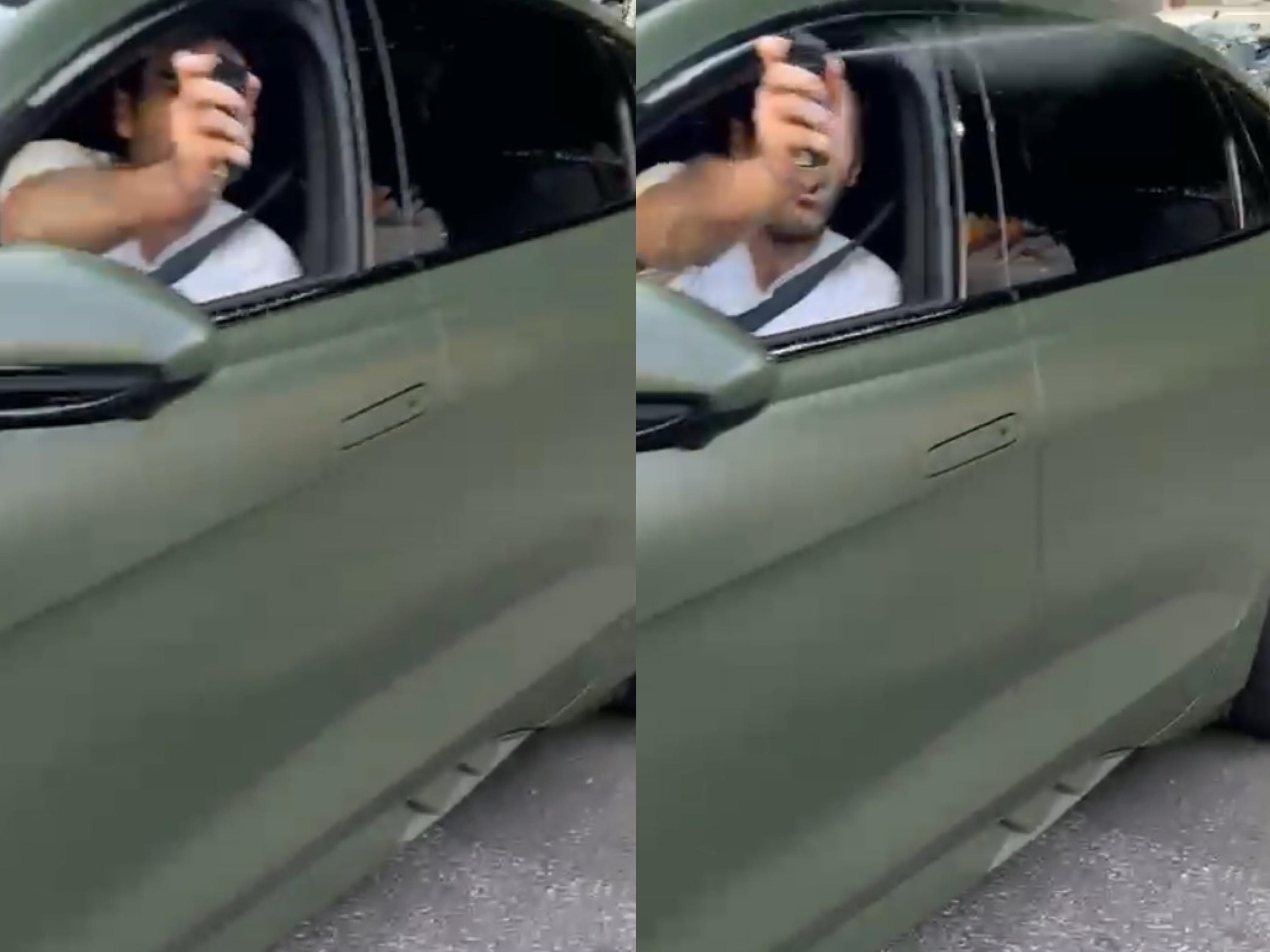 Motorista de luxo dispara spray de pimenta em mulher durante briga de trânsito em SP