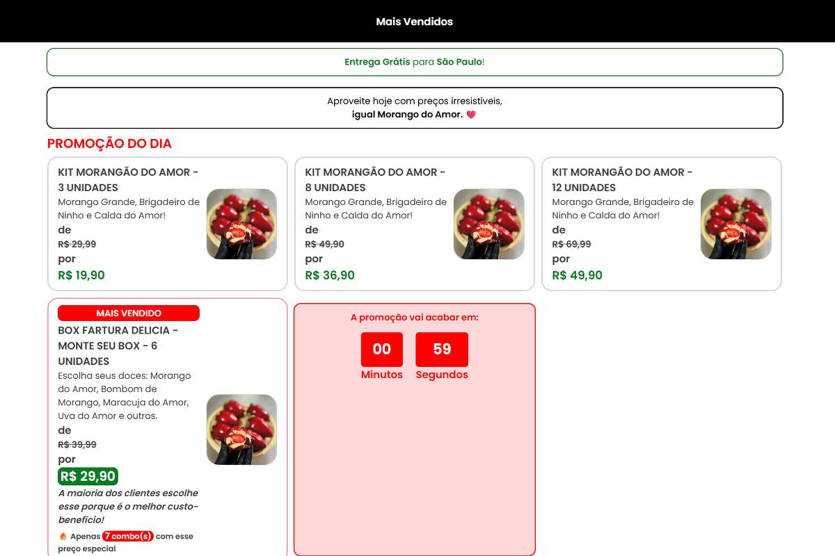 Morango do amor com preços baixos atrai consumidores; saiba como se proteger